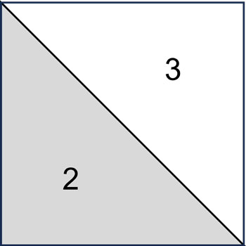 Half square triangle unit Half square triangle unit