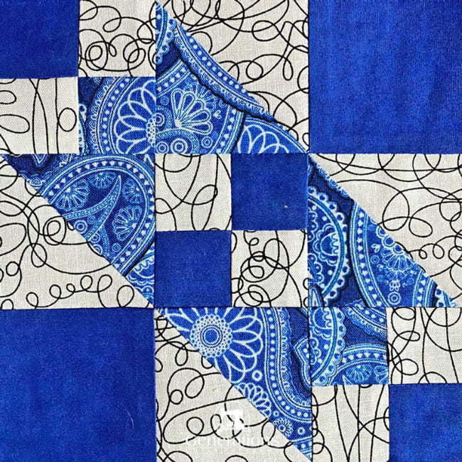 The Broken Sugar Bowl quilt block The Broken Sugar Bowl quilt block