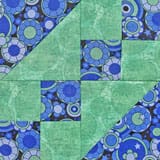 Buckeye Beauty quilt block tutorial in 6 sizes