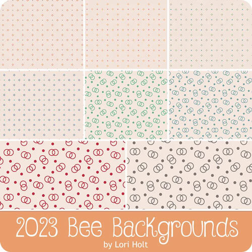 Coordinating  for the 2023 Bee Backgrounds fabric collection by Riley Blake