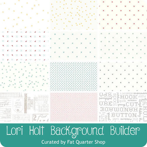 Coordinating FQ Bundle for the Lori Holt Background Builder fabric collection by Riley Blake