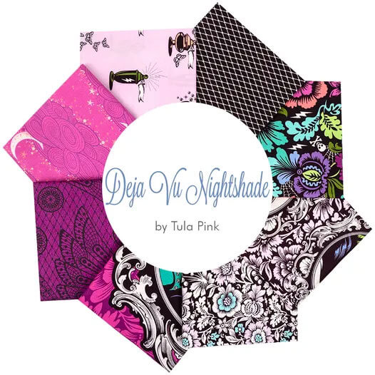 Deja Vu Nightshade fabric collection by Tula Pink for Free Spirit