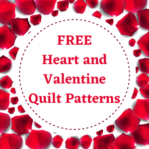 25+ Free Heart and Valentine themed quilt patterns to download