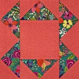 Buzzard's Roost quilt block tutorial in 5 sizes