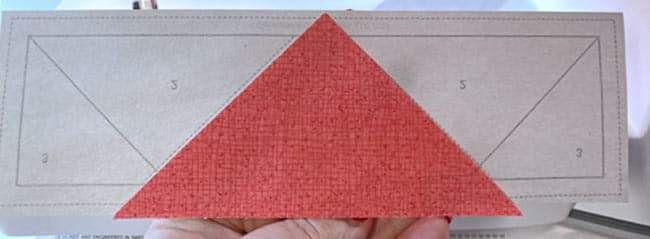 Position #1 on the Side paper piecing patterns