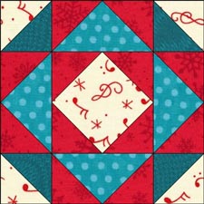 Canadian Gardens quilt block
