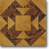 Capital T quilt block