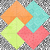 Click here for instructions to make the Card Trick quilt block