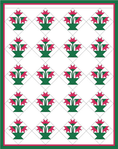 Carolina Lily Quilt Pattern Carolina Lily Quilt Pattern