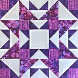 Castle Garden quilt block tutorial in 4 sizes