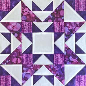 Click here to learn to make a Castle Garden quilt block 
