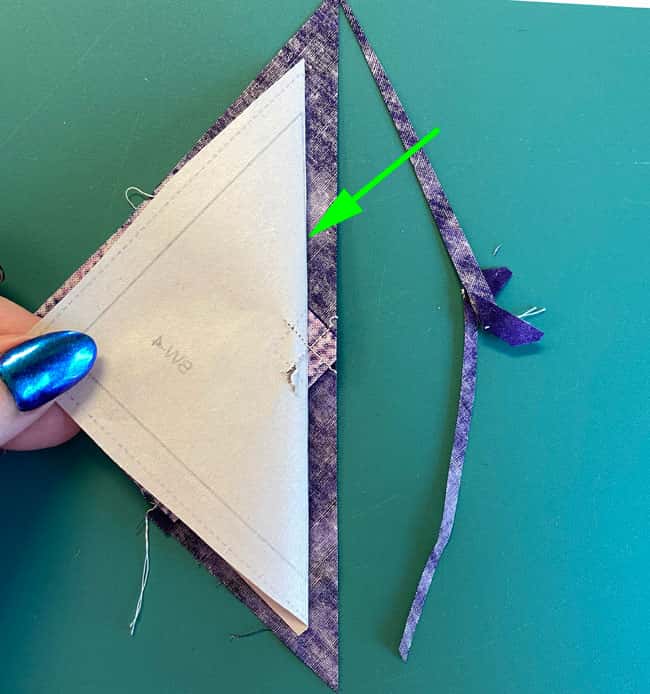 The BW after trimming away the excess BW-2 and BW-3 fabric The BW after trimming away the excess BW-2 and BW-3 fabric