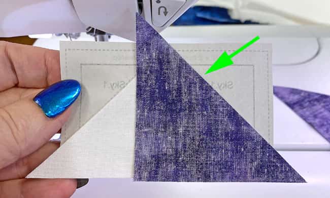 Position the first Sky patch Position the first Sky patch