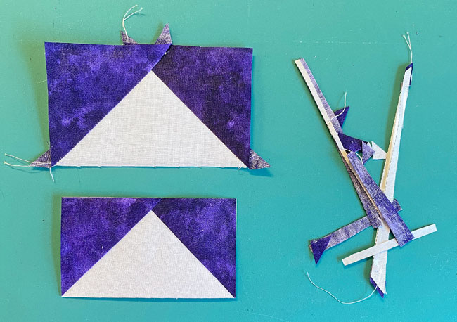 An untrimmed versus a trimmed FG unit An untrimmed versus a trimmed FG unit