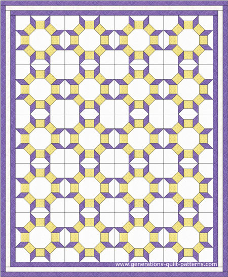 Castle Wall quilt pattern design Castle Wall quilt pattern design