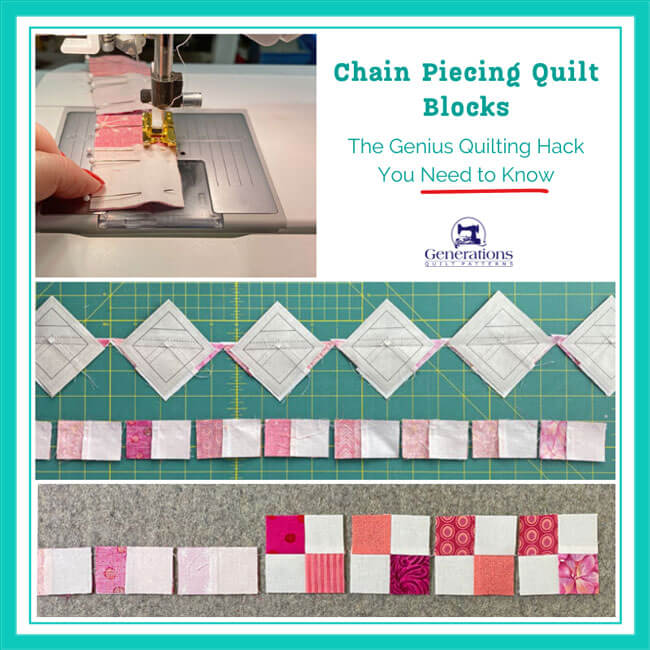 Chain piecing quilt blocks is the GENIUS hack you need to know Chain piecing quilt blocks is the GENIUS hack you need to know