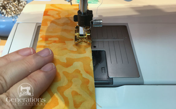 Sew #7 and #8 together Sew #7 and #8 together