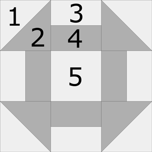 Big Block Dash Pattern