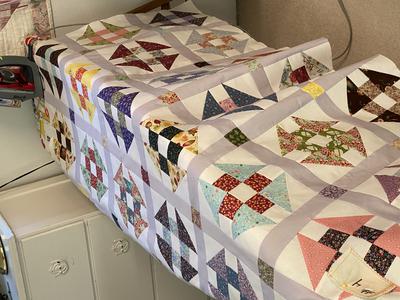 Churn Dash Quilt by Sally