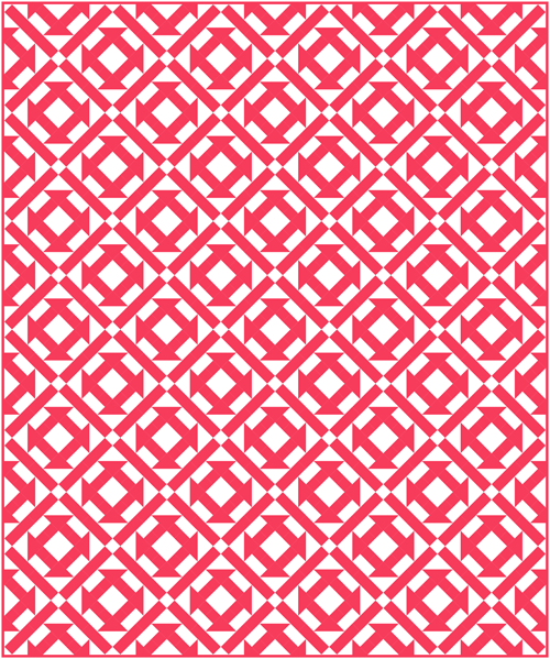 Diagonal block setting no sashing Diagonal block setting no sashing