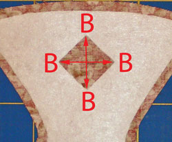 Clip reverse applique cutout Clip reverse applique cutout