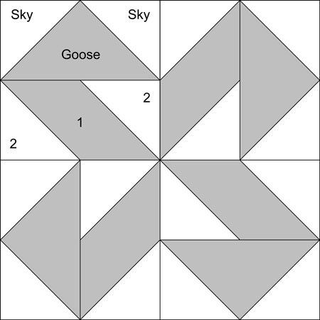 Colorado Beauty quilt block design