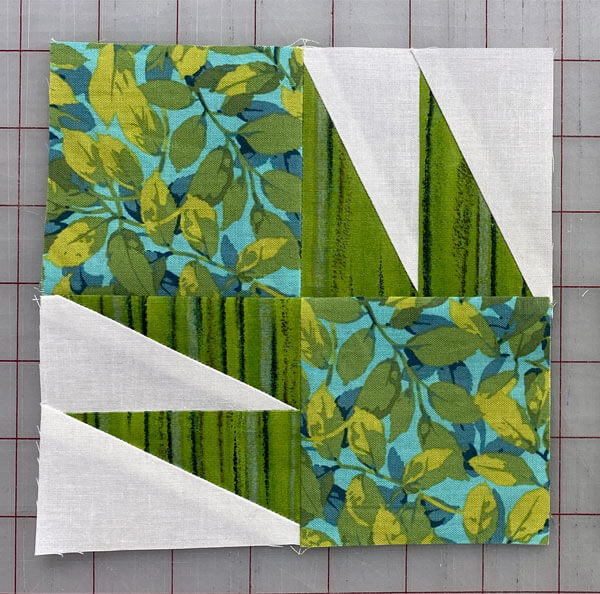 A sewn Corner unit A sewn Corner unit