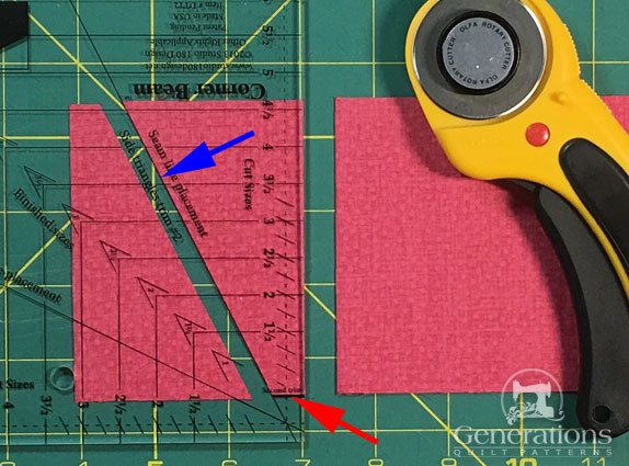 Second pair of side triangles