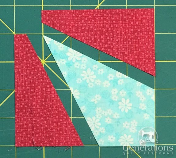 Arrange patches before sewing