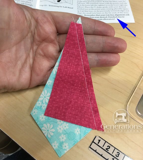 After adding the first side