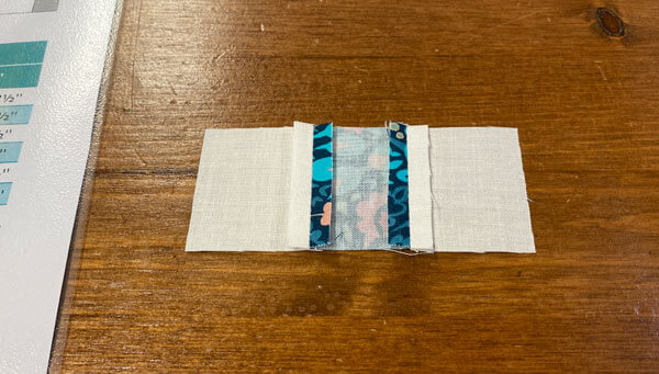#2/#1/#2 from the back to see how the seams are pressed #2/#1/#2 from the back to see how the seams are pressed