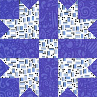 Cross and Crown quilt block design Cross and Crown quilt block design