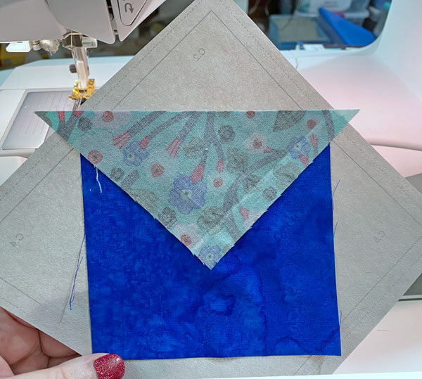 Position C.2 right sides together with Center.1 Position C.2 right sides together with Center.1