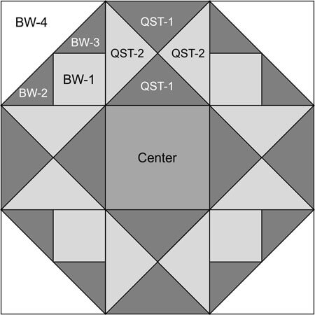 Crowning Glory patchwork design