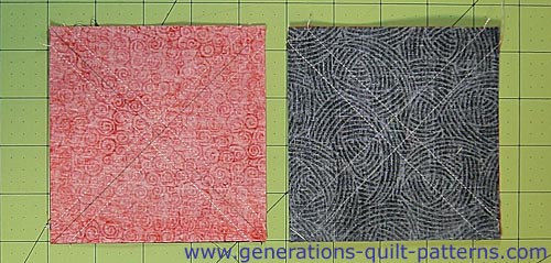 The completed sewing for the HSTs