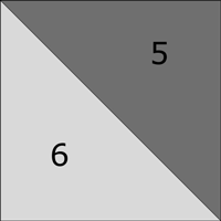 Half square triangle unit