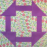 Crows Nest quilt block tutorial