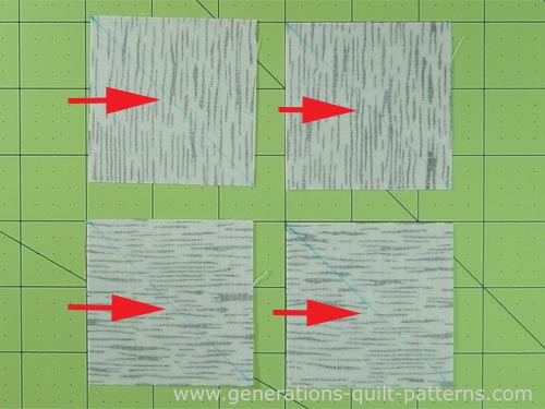 Mark the connector corners for the center square