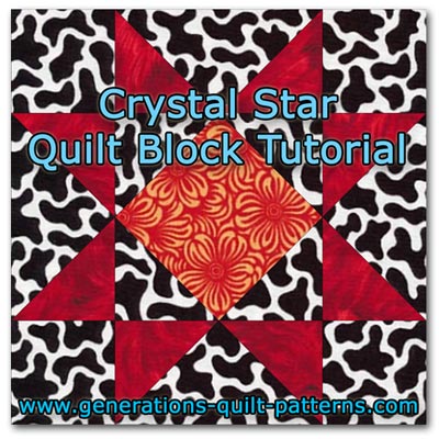 Crystal Star quilt block