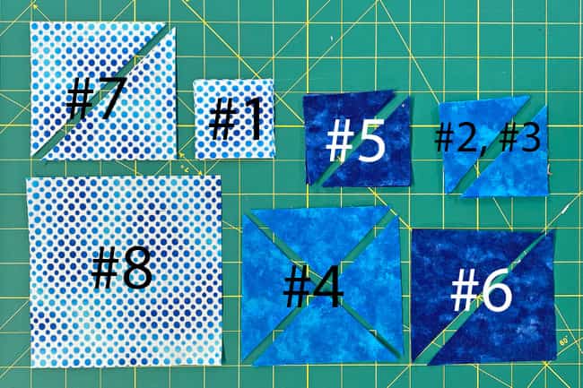 The patches after subcutting The patches after subcutting