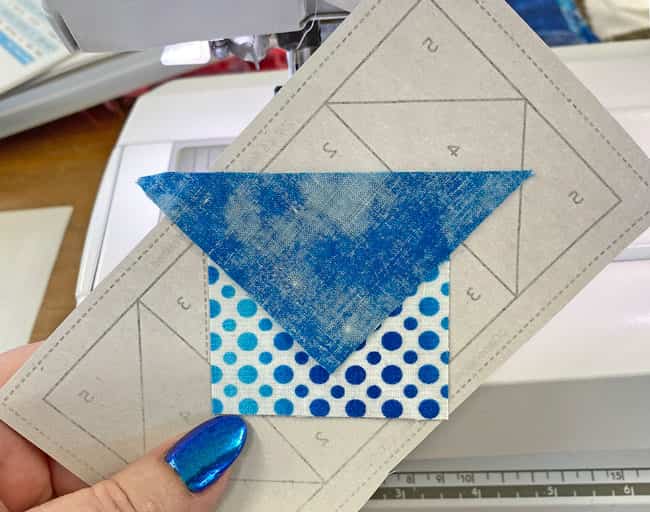 Position the first #2 patch Position the first #2 patch