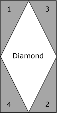 Diamond Rectangle unit