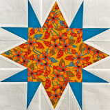 The Dervish Star quilt block tutorial starts here