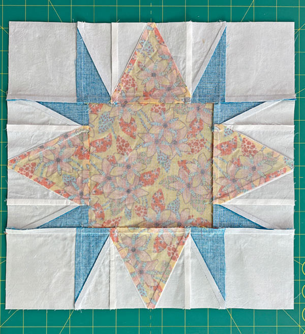 A view of the finished Dervish Star from the backside A view of the finished Dervish Star from the backside
