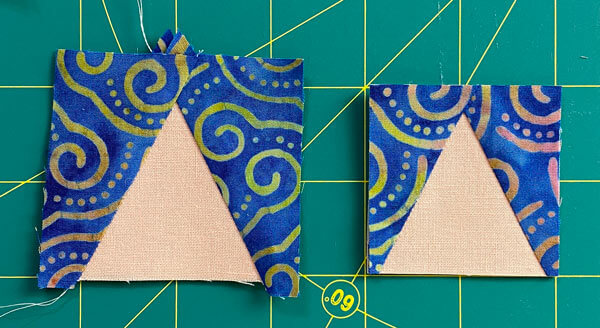 Untrimmed, hot-mess (left) and perfection (right)