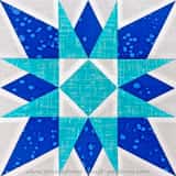 Click here to go to the Diamond Rays Star quilt block tutorial