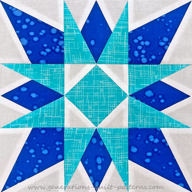 The Diamond Rays Star quilt block tutorial begins here The Diamond Rays Star quilt block tutorial begins here