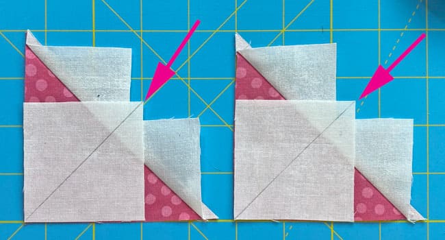 After pressing, position another Sky in the corner of each unit