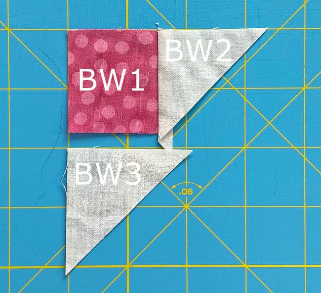 Position BW3 with BW1/BS2