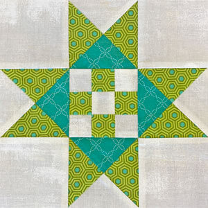 Dolly Madison's Star quilt block